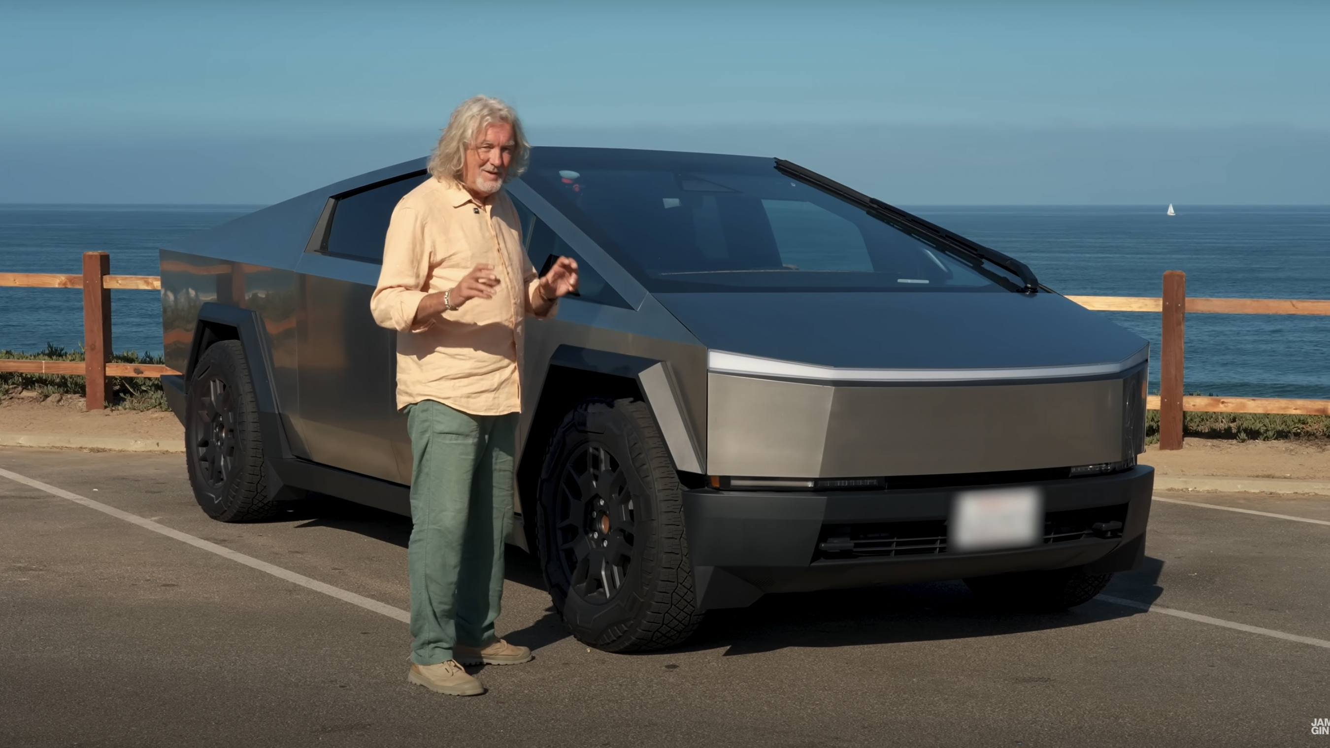 James May reviews the Tesla Cybertruck